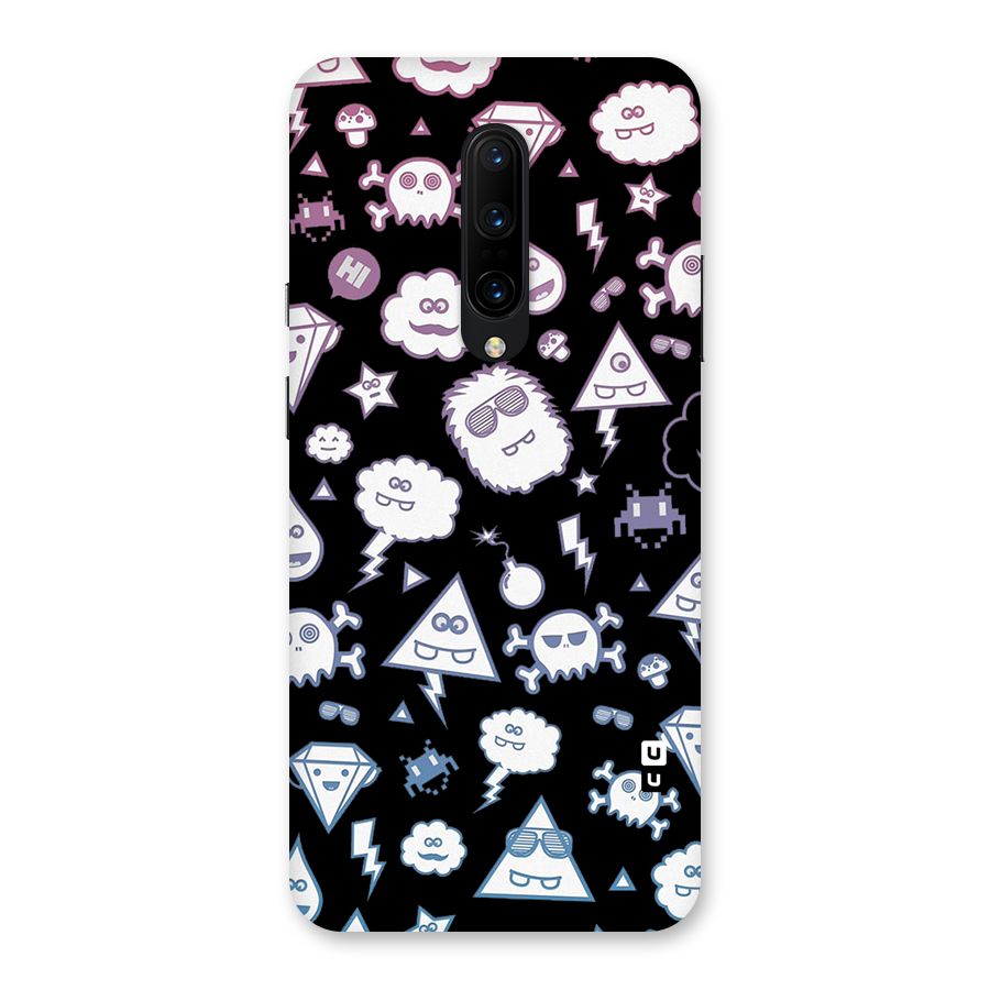 Funny Faces Back Case for OnePlus 7 Pro