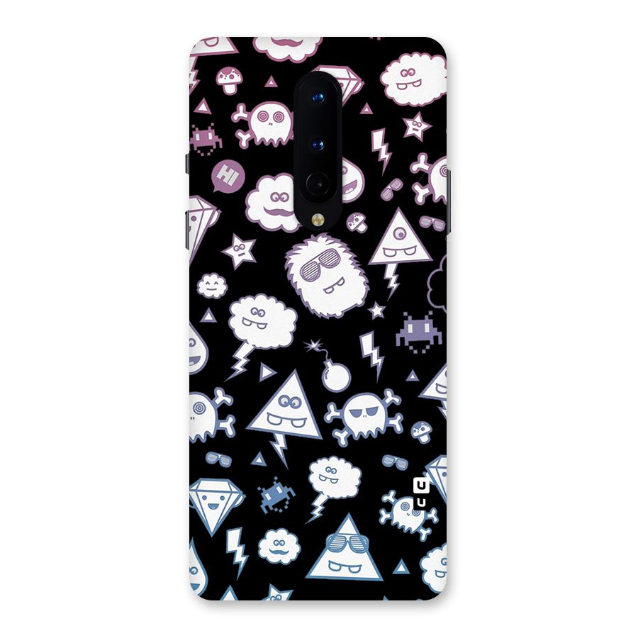 Funny Faces Back Case for OnePlus 8
