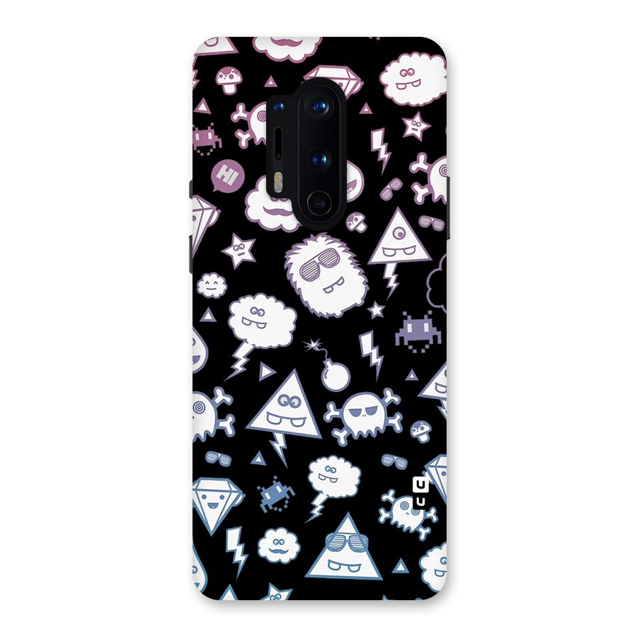 Funny Faces Back Case for OnePlus 8 Pro