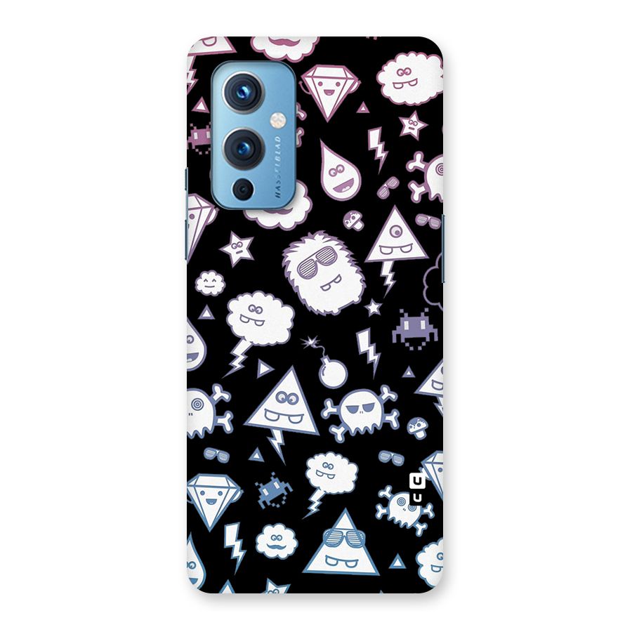 Funny Faces Back Case for OnePlus 9