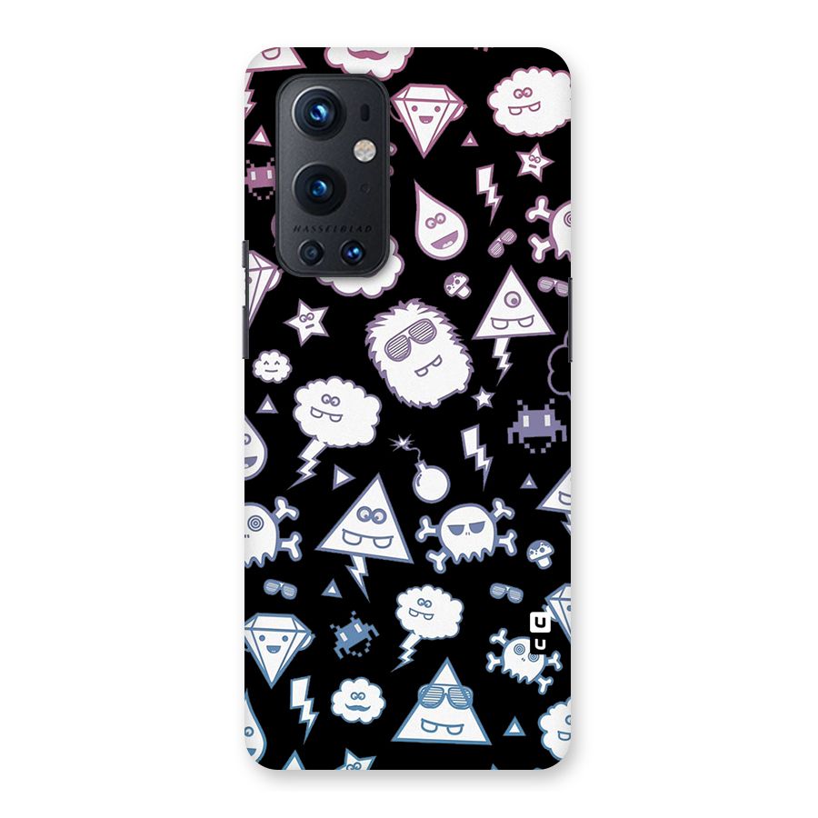 Funny Faces Back Case for OnePlus 9 Pro