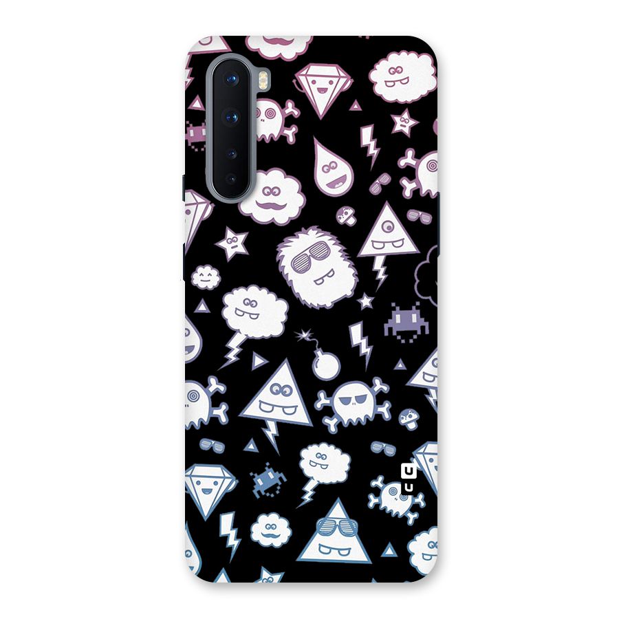 Funny Faces Back Case for OnePlus Nord