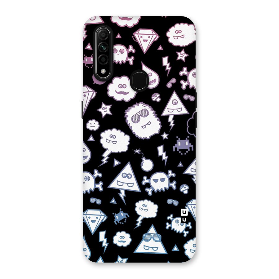 Funny Faces Back Case for Oppo A31