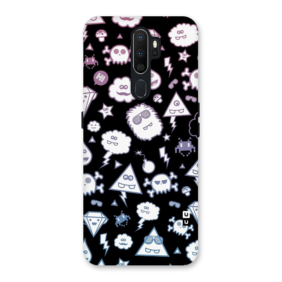 Funny Faces Back Case for Oppo A5 (2020)