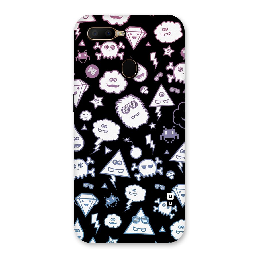 Funny Faces Back Case for Oppo A5s