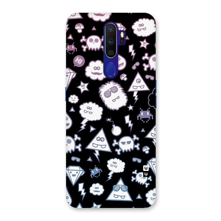 Funny Faces Back Case for Oppo A9 (2020)