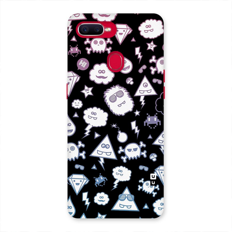 Funny Faces Back Case for Oppo F9 Pro