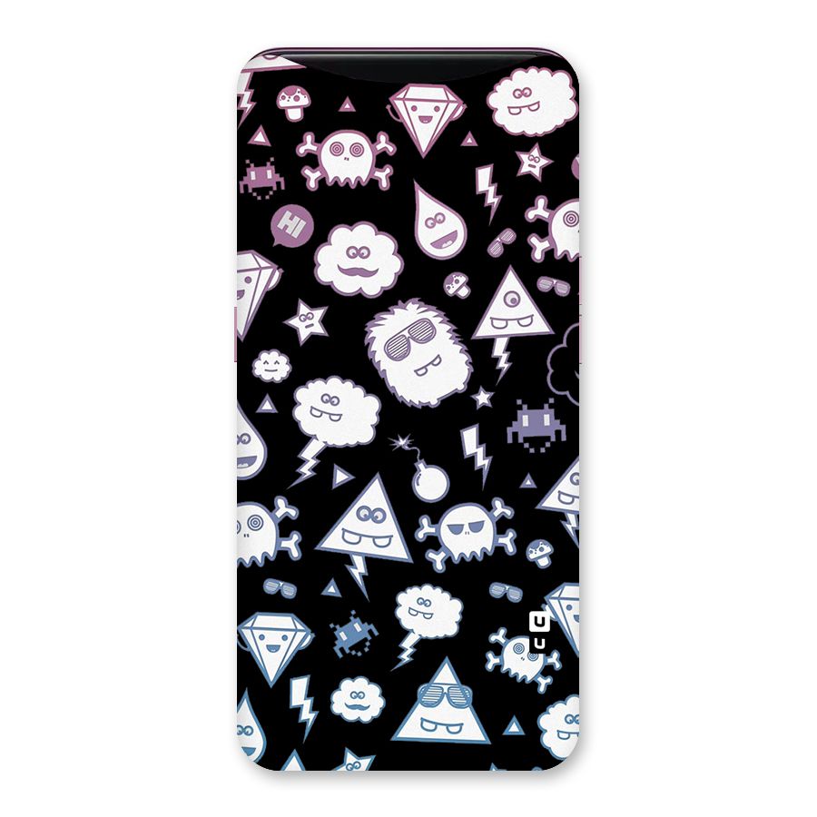 Funny Faces Back Case for Oppo Find X
