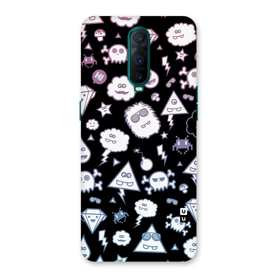 Funny Faces Back Case for Oppo R17 Pro