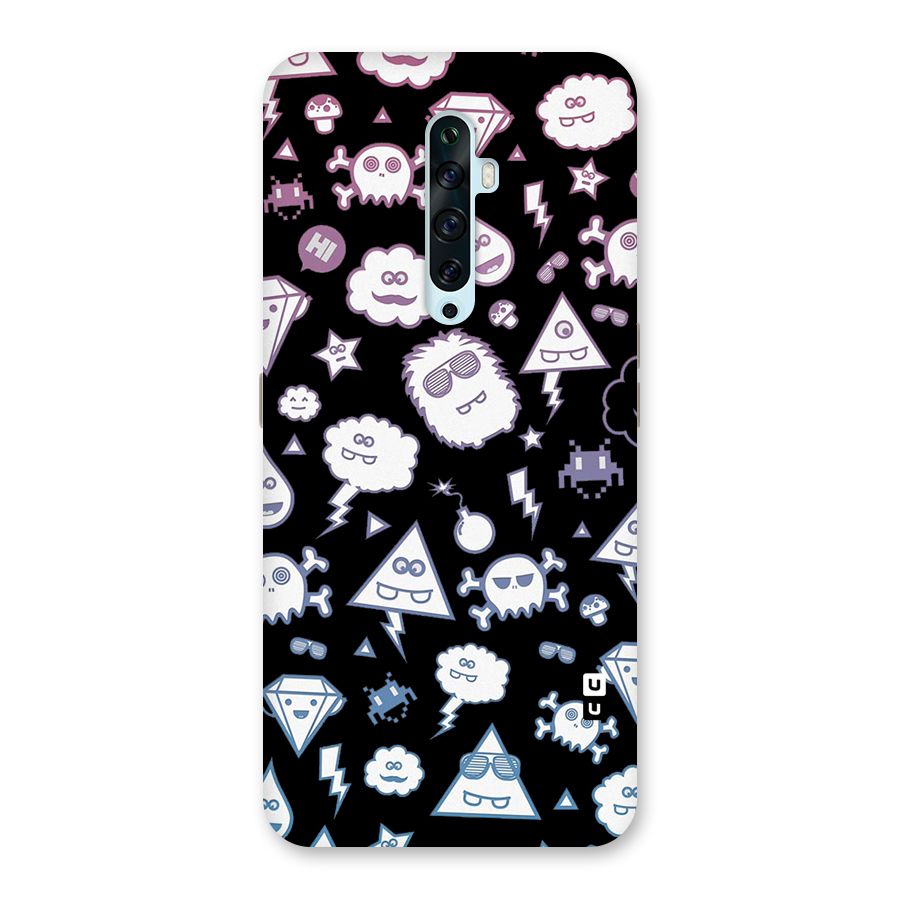 Funny Faces Back Case for Oppo Reno2 Z