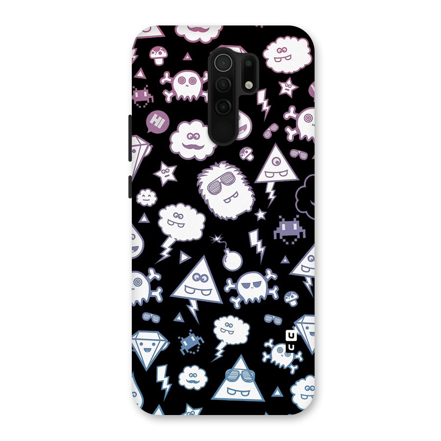 Funny Faces Back Case for Poco M2