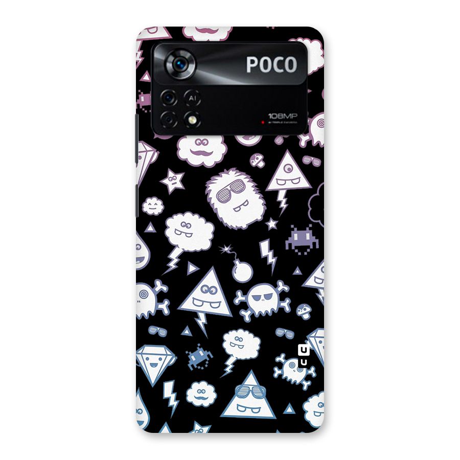 Funny Faces Back Case for Poco X4 Pro 5G
