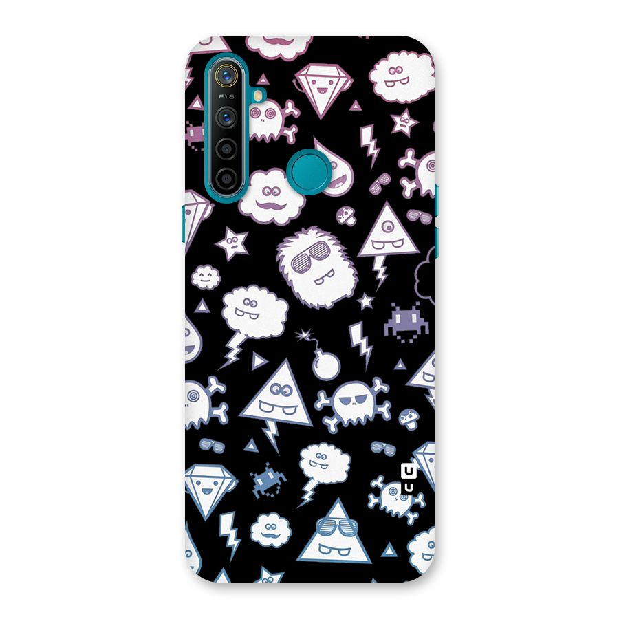 Funny Faces Back Case for Realme 5i