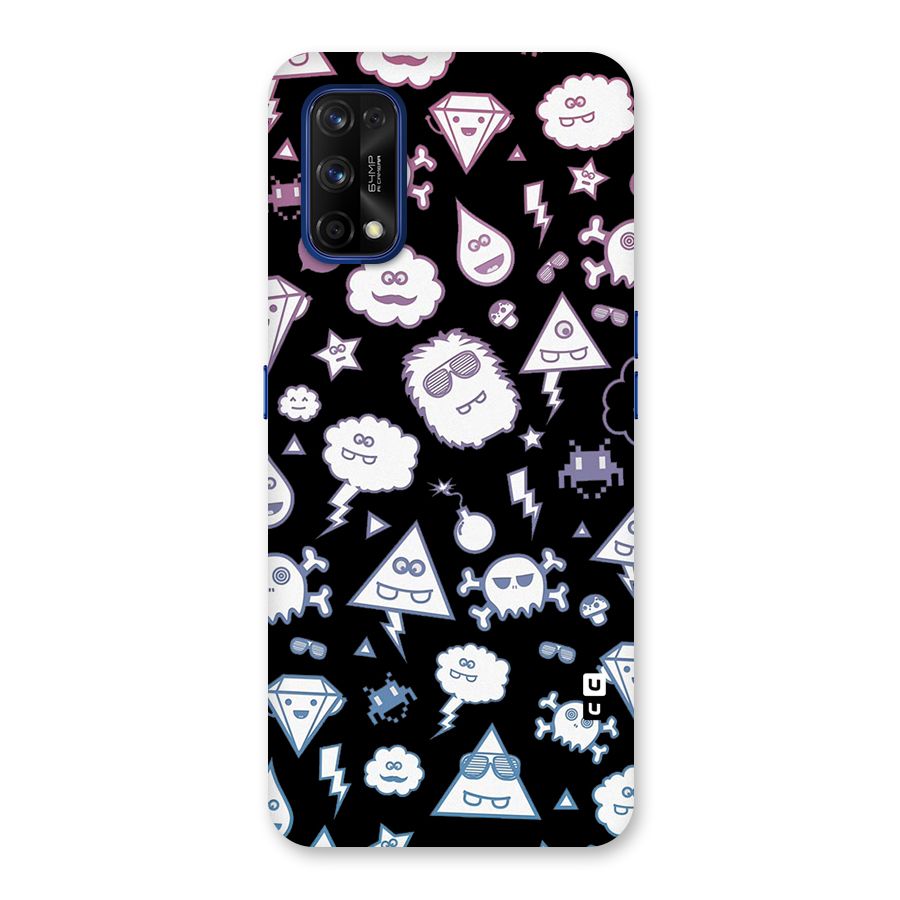 Funny Faces Back Case for Realme 7 Pro