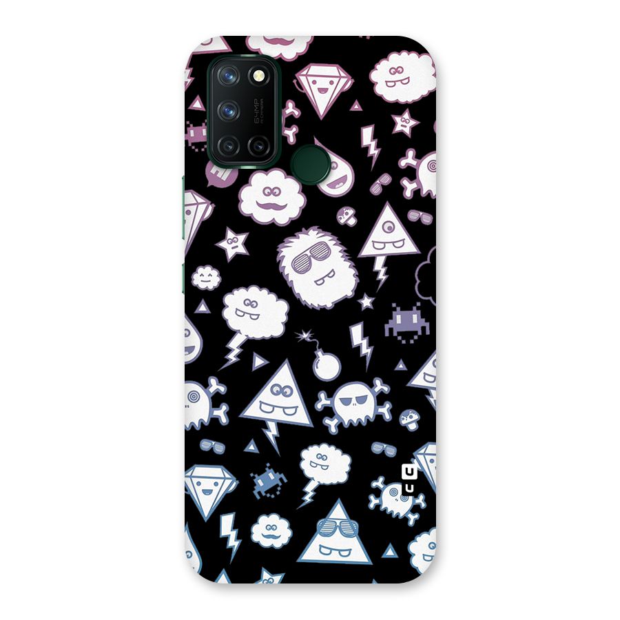 Funny Faces Back Case for Realme 7i