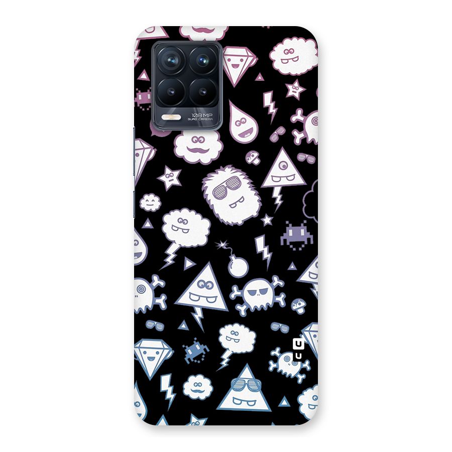 Funny Faces Back Case for Realme 8 Pro