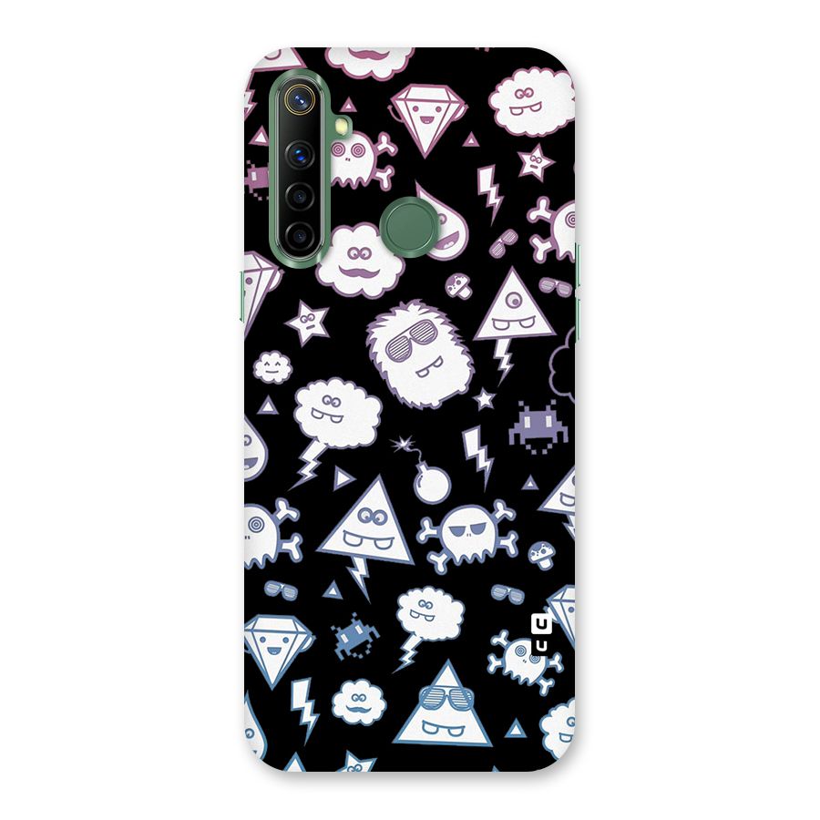 Funny Faces Back Case for Realme Narzo 10