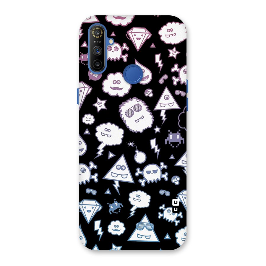 Funny Faces Back Case for Realme Narzo 10A
