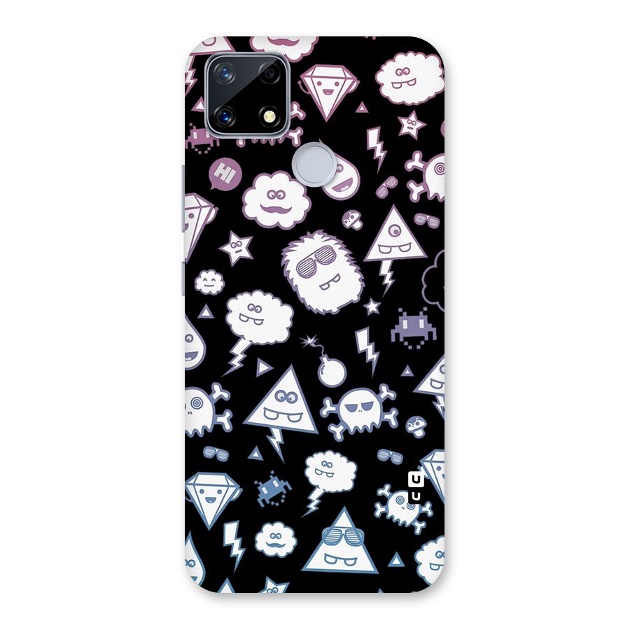 Funny Faces Back Case for Realme Narzo 20