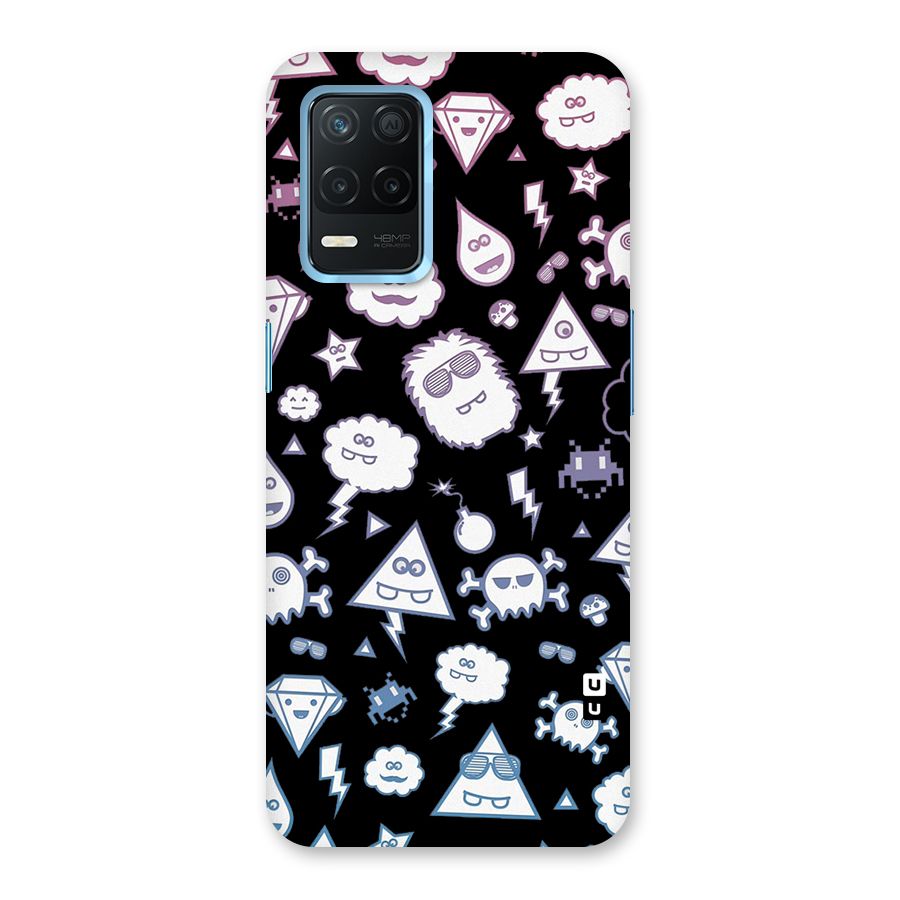 Funny Faces Back Case for Realme Narzo 30 5G