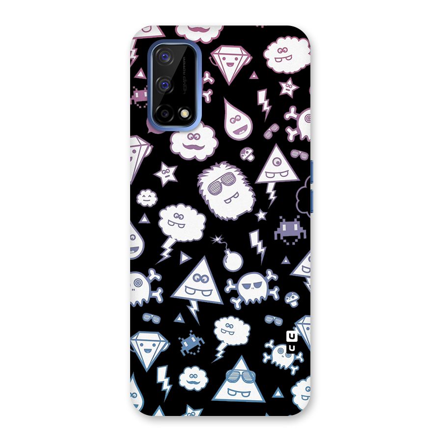 Funny Faces Back Case for Realme Narzo 30 Pro