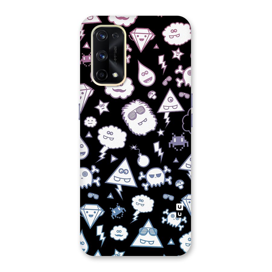 Funny Faces Glass Back Case for Realme X7 Pro