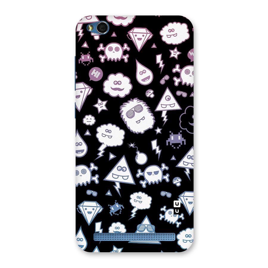 Funny Faces Back Case for Redmi 5A