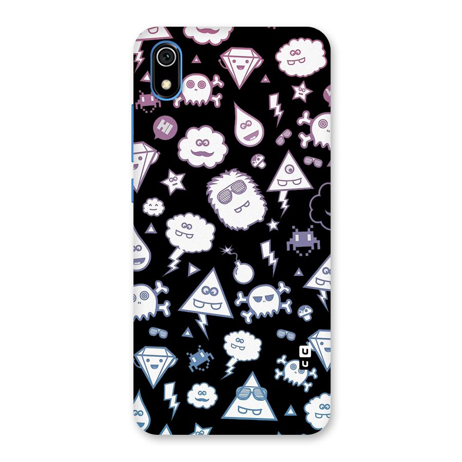 Funny Faces Back Case for Redmi 7A