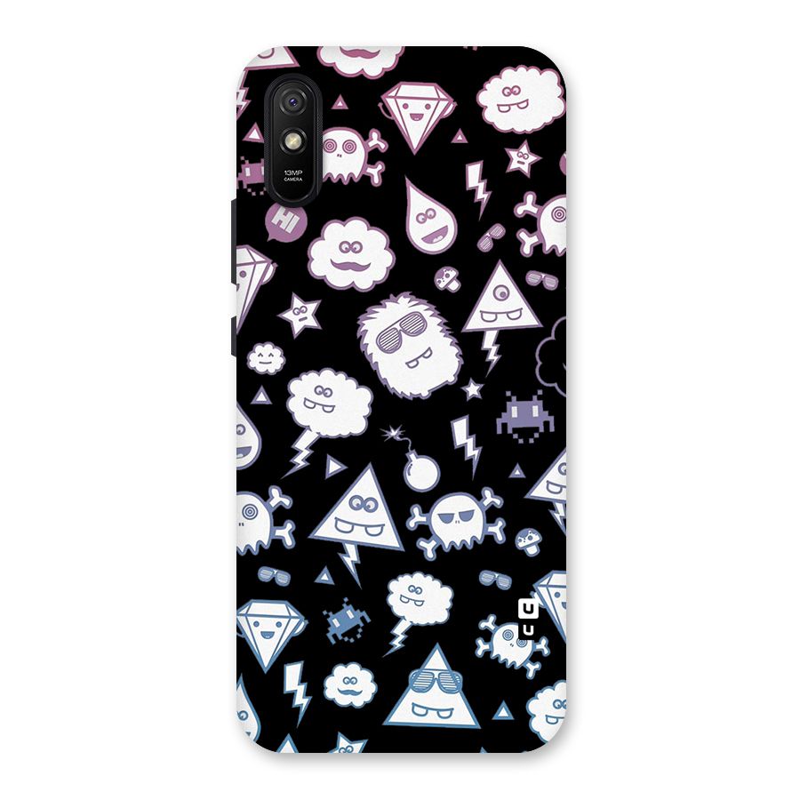 Funny Faces Back Case for Redmi 9i