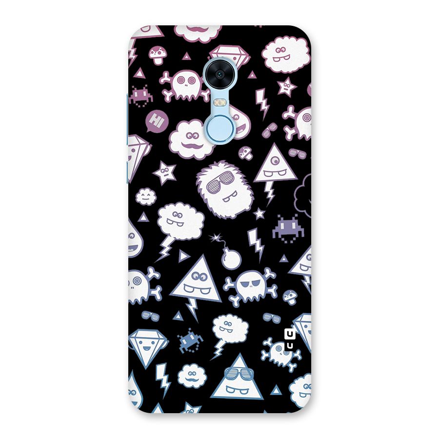Funny Faces Back Case for Redmi Note 5