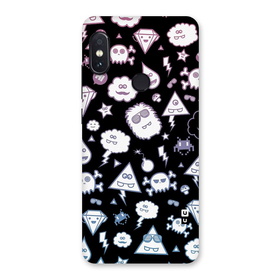 Funny Faces Back Case for Redmi Note 5 Pro