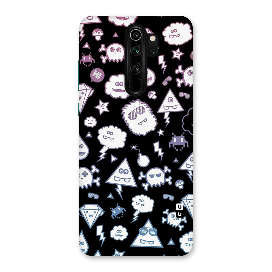 Funny Faces Back Case for Redmi Note 8 Pro