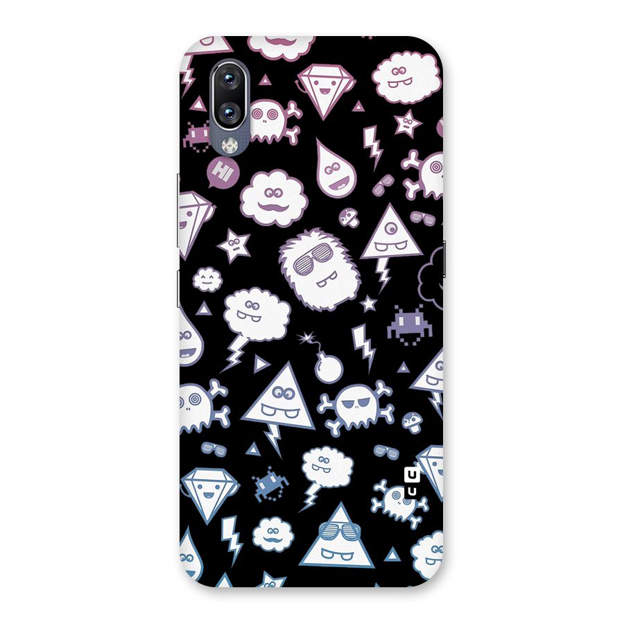Funny Faces Back Case for Vivo NEX
