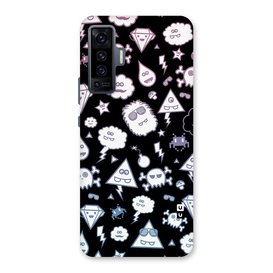 Funny Faces Back Case for Vivo X50