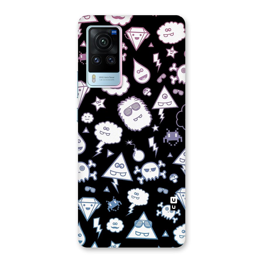 Funny Faces Back Case for Vivo X60 Pro