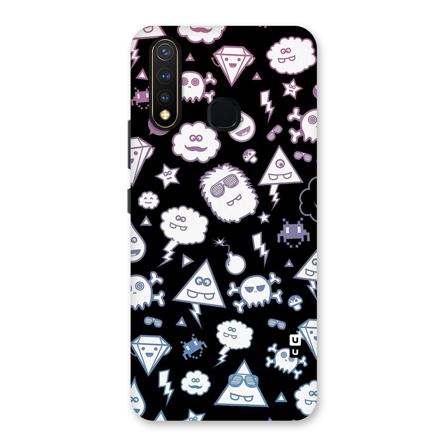 Funny Faces Back Case for Vivo Y19