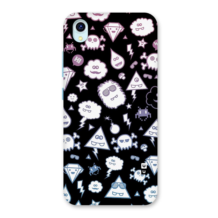 Funny Faces Back Case for Vivo Y1s