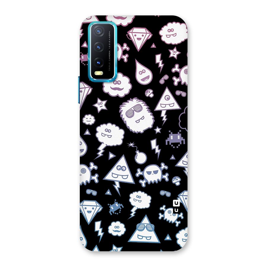 Funny Faces Back Case for Vivo Y20G