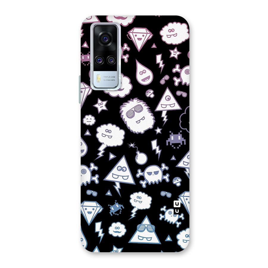 Funny Faces Back Case for Vivo Y31