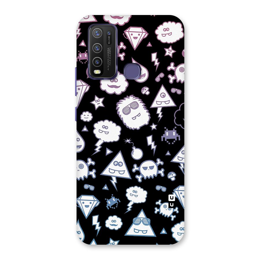 Funny Faces Back Case for Vivo Y50