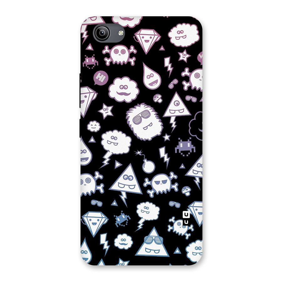 Funny Faces Back Case for Vivo Y81i