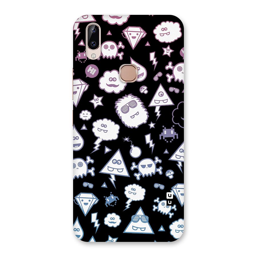 Funny Faces Back Case for Vivo Y83 Pro