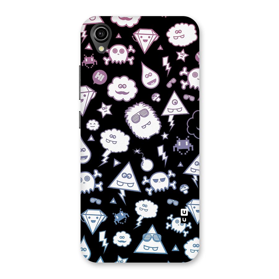 Funny Faces Back Case for Vivo Y90