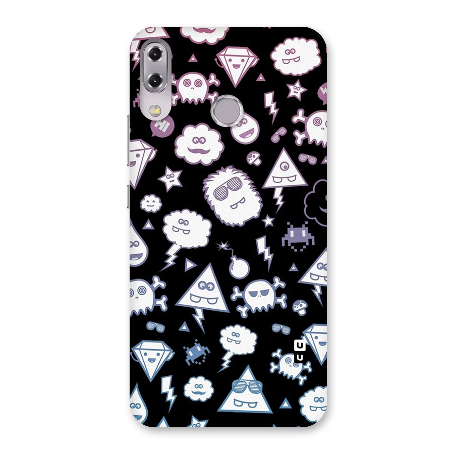 Funny Faces Back Case for Zenfone 5Z