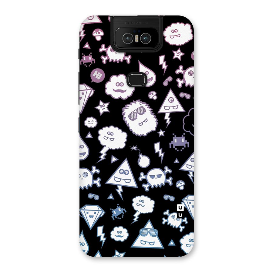 Funny Faces Back Case for Zenfone 6z