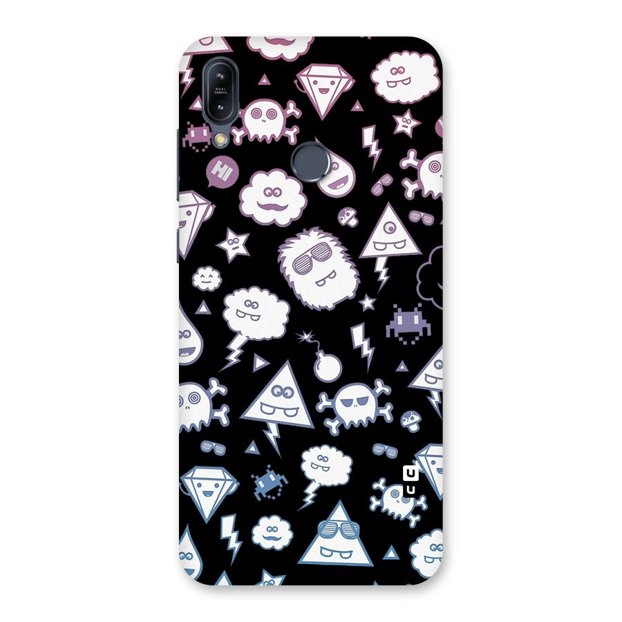 Funny Faces Back Case for Zenfone Max M2
