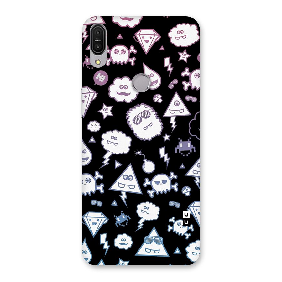 Funny Faces Back Case for Zenfone Max Pro M1