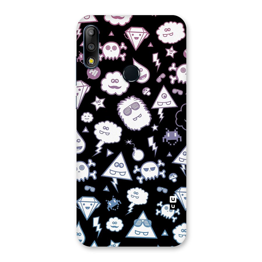 Funny Faces Back Case for Zenfone Max Pro M2
