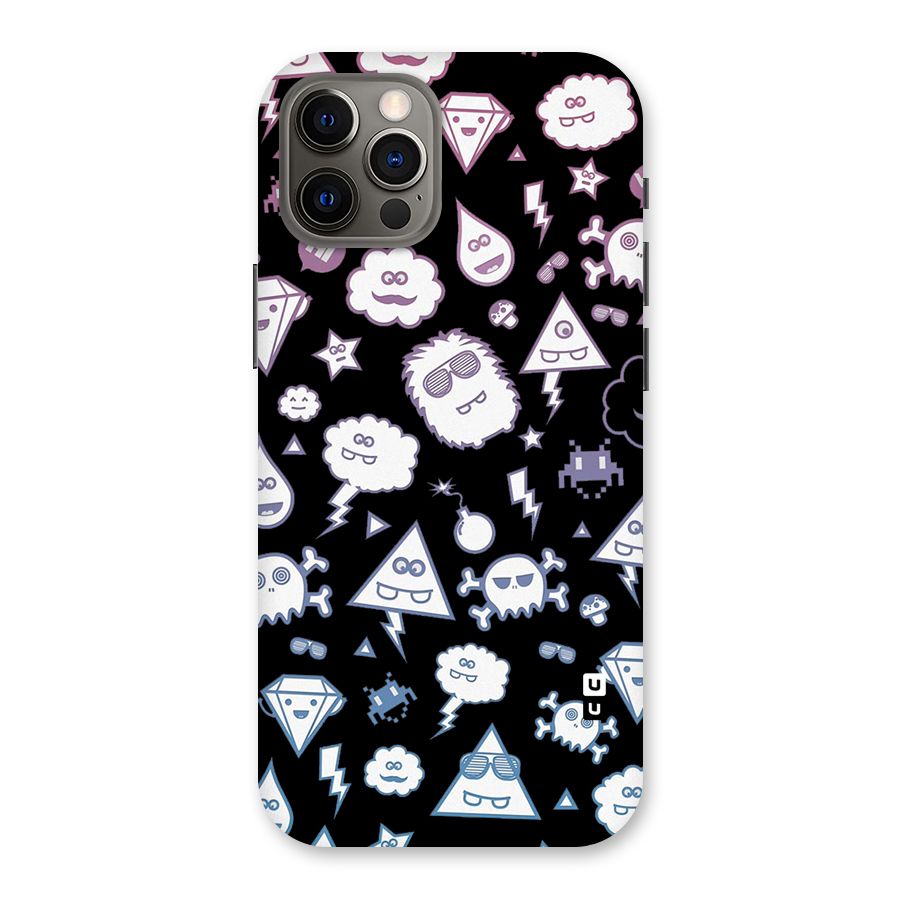Funny Faces Back Case for iPhone 12 Pro