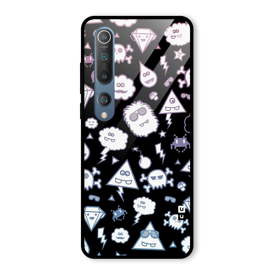 Funny Faces Glass Back Case for Mi 10